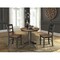 International Concepts 30 in. Round Pedestal Dining Table with 2 Madrid LadderBack Chairs - 3 Piece Dining Set K45-30RT-27B-C2-2 - alternate 4